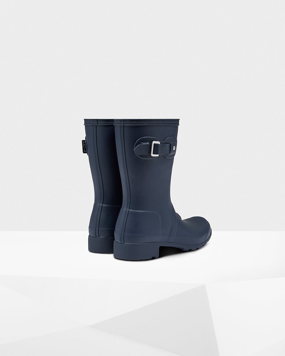 Botas de Lluvia Cortas Hunter Mujer - Original Tour Foldable - Azul Marino - HEMCNJQ-19